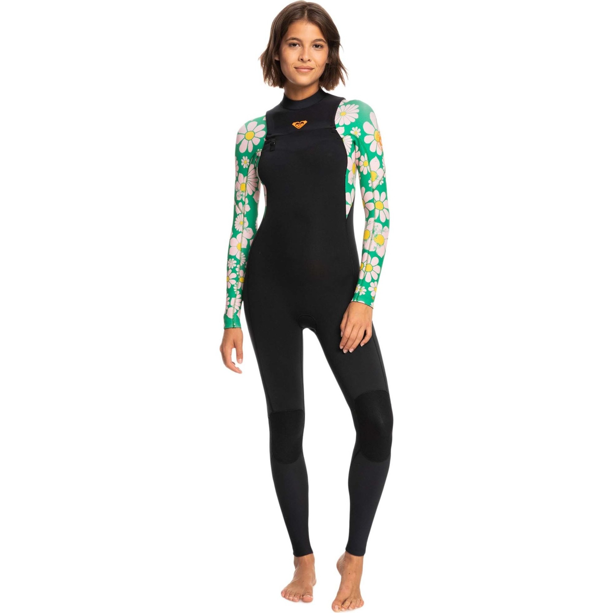 2022 Roxy Womens Pop Surf 43mm Chest Zip Wetsuit Erjw103119 Jellybean Wetsuits Wetsuit Outlet